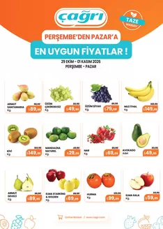 Çağrı Market kataloğu | Geniş teklif yelpazesi | 2026-10-29T00:00:00.000Z - 2026-11-01T00:00:00.000Z