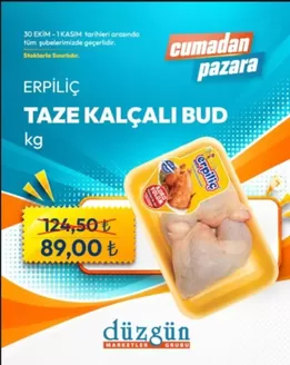 Düzgün Market kataloğu, Uzunköprü | Taze kalcali bud | 2026-10-30T00:00:00.000Z - 2026-11-01T00:00:00.000Z