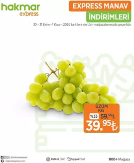 Hakmar Express kataloğu, Kartepe | Güncel fırsatlar ve teklifler | 2026-10-30T00:00:00.000Z - 2026-11-01T00:00:00.000Z