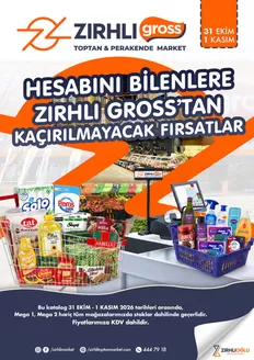Zırhlı Toptan market kataloğu | 31 EKIM 1 KASIM INDIRIMLERI | 2026-10-31T00:00:00.000Z - 2026-11-01T00:00:00.000Z