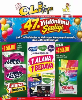 Olicenter Marketçilik kataloğu | En iyi fırsatlarımız | 2026-10-30T00:00:00.000Z - 2026-11-04T00:00:00.000Z