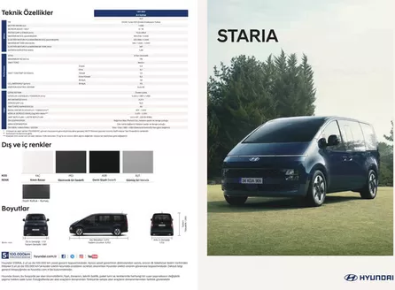 Hyundai kataloğu, Yılmazköy | Hyundai STARIA Hibrit | 2025-06-12T00:00:00.000Z - 2026-06-12T00:00:00.000Z