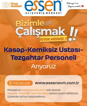 Essen AVM kataloğu, Erenler | En iyi fırsatlarımız | 2025-07-11T00:00:00.000Z - 2025-07-25T00:00:00.000Z