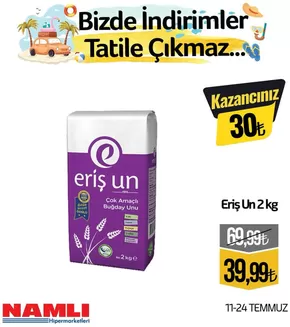 Namlı Hipermarketleri kataloğu, Diyarbakır | Namlı Hipermarketleri katalog | 2025-07-11T00:00:00.000Z - 2025-07-24T00:00:00.000Z