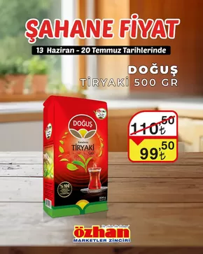 Özhan Market kataloğu | Tüm fırsat avcıları için en iyi teklifler | 2025-06-13T00:00:00.000Z - 2025-07-20T00:00:00.000Z