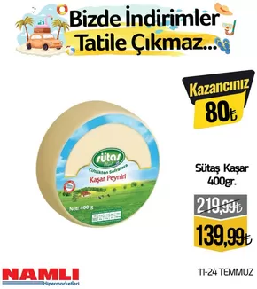 Namlı Hipermarketleri kataloğu, Reşadiye (İstanbul) | Özel fırsatlar | 2025-07-11T00:00:00.000Z - 2025-07-24T00:00:00.000Z
