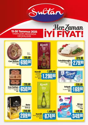 Sultan Market kataloğu, Kütahya | Sultan Market katalog | 2025-07-15T00:00:00.000Z - 2025-07-30T00:00:00.000Z