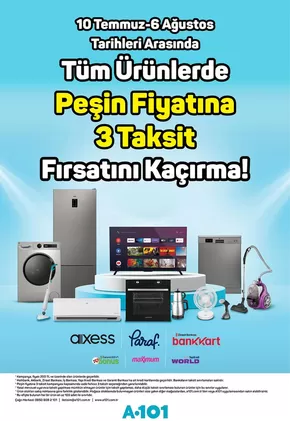 A101 kataloğu, Lapseki | Seçili ürünlerde harika indirimler | 2025-07-10T00:00:00.000Z - 2025-08-06T00:00:00.000Z