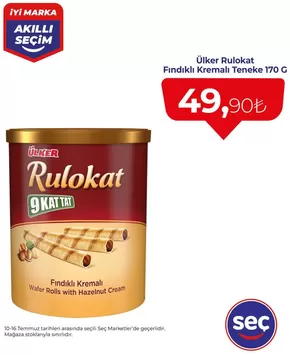 Seç Market kataloğu, Gülağaç | Güncel fırsatlar ve teklifler | 2025-07-10T00:00:00.000Z - 2025-07-16T00:00:00.000Z