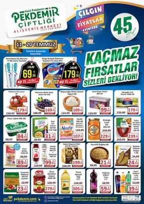 Pekdemir kataloğu, Alaşehir | KAÇMAZ FIRSATLAR | 2025-07-16T00:00:00.000Z - 2025-07-20T00:00:00.000Z