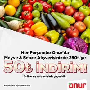 Onur Market kataloğu, Bursa | Onur Market katalog | 2025-07-18T00:00:00.000Z - 2025-08-01T00:00:00.000Z
