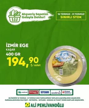 Ali Pehlivanoğlu kataloğu, Bergama | Güncel özel kampanyalar | 2025-07-16T00:00:00.000Z - 2025-07-31T00:00:00.000Z