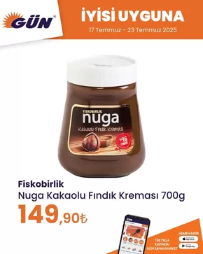 Gün Süpermarket kataloğu, Denizli (Denizli) | Özel fırsatlar ve indirimler | 2025-07-17T00:00:00.000Z - 2025-07-23T00:00:00.000Z