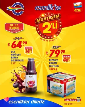 Esenlik kataloğu, Battalgazi | Şimdi fırsatlarımızla tasarruf edin | 2025-07-18T00:00:00.000Z - 2025-07-27T00:00:00.000Z