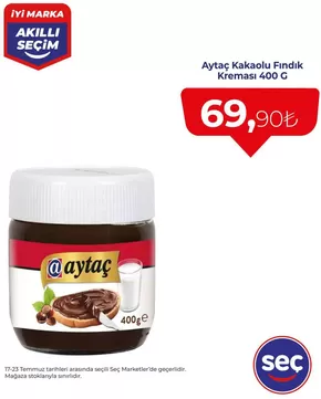 Seç Market kataloğu, Kocasinan | Müşterilerimiz için özel fırsatlar | 2025-07-17T00:00:00.000Z - 2025-07-23T00:00:00.000Z