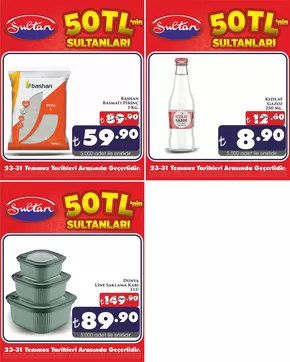 Sultan Market kataloğu | Tasarrufçular için en iyi teklifler | 2025-07-23T00:00:00.000Z - 2025-07-31T00:00:00.000Z