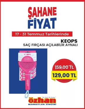 Özhan Market kataloğu | Seçili ürünlerde harika indirimler | 2025-07-17T00:00:00.000Z - 2025-07-31T00:00:00.000Z