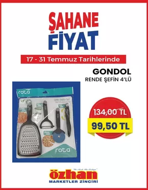 Özhan Market kataloğu | Tüm müşteriler için en iyi fırsatlar | 2025-07-17T00:00:00.000Z - 2025-07-31T00:00:00.000Z