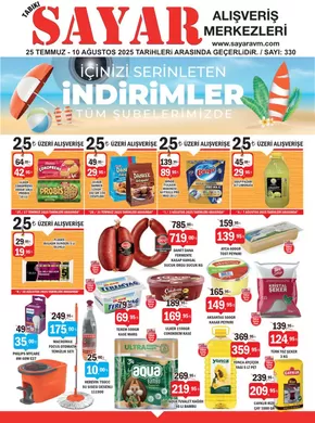 Sayar Avm kataloğu, Uşak | Katalog | 2025-07-25T00:00:00.000Z - 2025-08-10T00:00:00.000Z