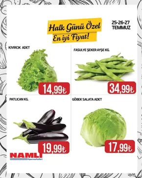 Namlı Hipermarketleri kataloğu | Güncel fırsatlar ve teklifler | 2025-07-25T00:00:00.000Z - 2025-07-27T00:00:00.000Z