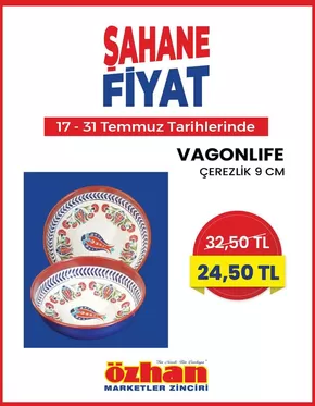 Özhan Market kataloğu | Güncel fırsatlar ve teklifler | 2025-07-17T00:00:00.000Z - 2025-07-31T00:00:00.000Z
