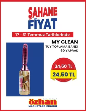 Özhan Market kataloğu, Bursa | Cazip teklifleri keşfedin | 2025-07-17T00:00:00.000Z - 2025-07-31T00:00:00.000Z