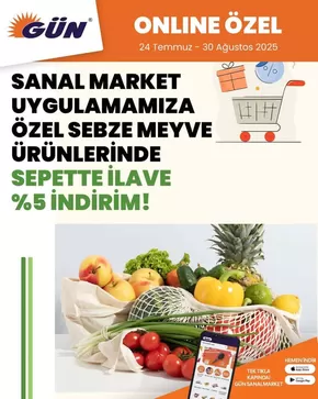 Gün Süpermarket kataloğu, Denizli (Denizli) | Tüm müşteriler için harika teklif | 2025-07-24T00:00:00.000Z - 2025-08-30T00:00:00.000Z