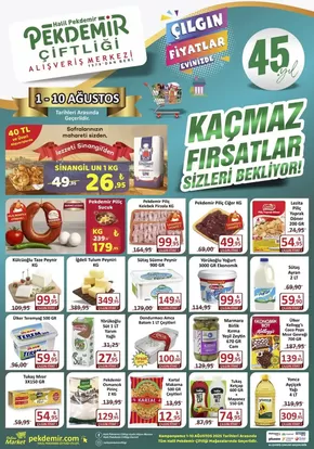 Pekdemir kataloğu, Dinar | Pekdemir katalog | 2025-08-01T00:00:00.000Z - 2025-08-10T00:00:00.000Z