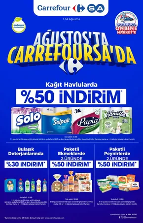 CarrefourSA kataloğu, Sarıaydın | Kataloglar CarrefourSA | 2025-08-01T00:00:00.000Z - 2025-08-14T00:00:00.000Z