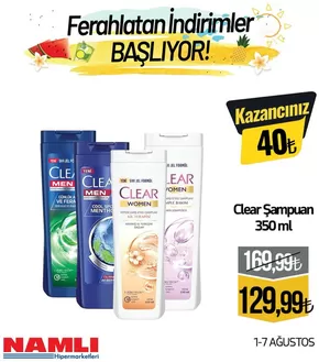 Namlı Hipermarketleri kataloğu | En iyi fırsatlar ve indirimler | 2025-08-01T00:00:00.000Z - 2025-08-07T00:00:00.000Z