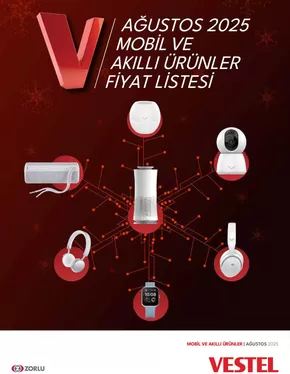 Vestel kataloğu, Muş | Mobil ve Akıllı Ürünler | 2025-08-01T00:00:00.000Z - 2025-08-31T00:00:00.000Z