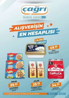 Çağrı Market kataloğu, Mudurnu | Çağrı Market katalog | 2025-08-09T00:00:00.000Z - 2025-08-18T00:00:00.000Z