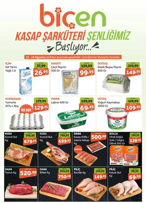 Biçen Market kataloğu | Biçen Market katalog | 2025-08-13T00:00:00.000Z - 2025-08-19T00:00:00.000Z