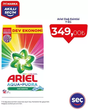 Seç Market kataloğu, Kırıkkale | Güncel fırsatlar ve teklifler | 2025-08-07T00:00:00.000Z - 2025-08-13T00:00:00.000Z