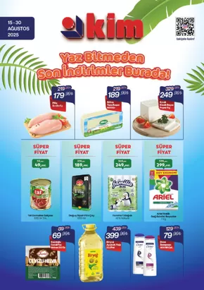 Kim Market kataloğu, Ankara | Agusto Marmara Insert | 2025-08-15T00:00:00.000Z - 2025-08-30T00:00:00.000Z