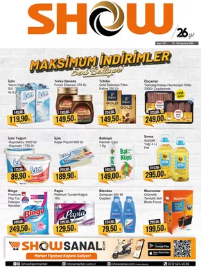 Show Market kataloğu, Balıkesir | Show Market Katalog | 2025-08-15T00:00:00.000Z - 2025-08-28T00:00:00.000Z