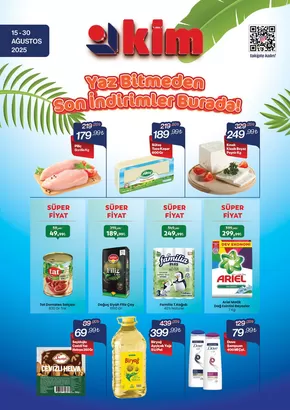 Kim Market kataloğu, İstanbul | Kim Market katalog | 2025-08-15T00:00:00.000Z - 2025-08-30T00:00:00.000Z