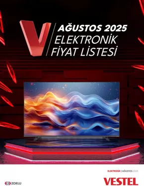 Vestel kataloğu | Tüketici Elektroniği | 2025-08-01T00:00:00.000Z - 2025-08-31T00:00:00.000Z