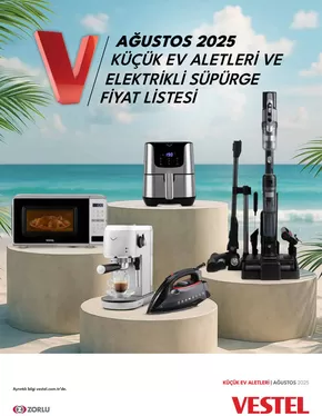 Vestel kataloğu | Küçük Ev Aletleri ve Süpürgeler | 2025-08-01T00:00:00.000Z - 2025-08-31T00:00:00.000Z