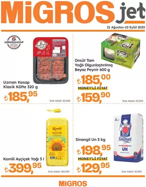 Migros kataloğu | Tüm fırsat avcıları için en iyi teklifler | 2025-08-21T00:00:00.000Z - 2025-09-10T00:00:00.000Z