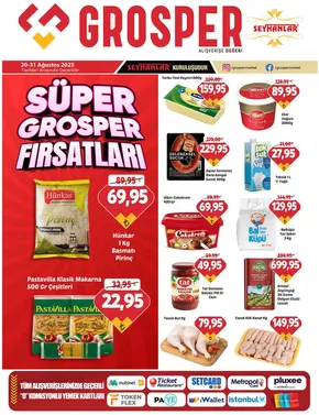 Grosper kataloğu | Fırsat avcıları için harika teklifler | 2025-08-20T00:00:00.000Z - 2025-08-31T00:00:00.000Z