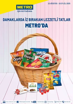 Metro kataloğu, İstanbul | Lezzetli Atıştırmalıklar | 2025-08-22T00:00:00.000Z - 2025-09-16T00:00:00.000Z