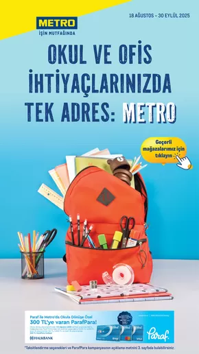 Metro kataloğu, İstanbul | Okula Dönüş | 2025-08-18T00:00:00.000Z - 2025-09-30T00:00:00.000Z