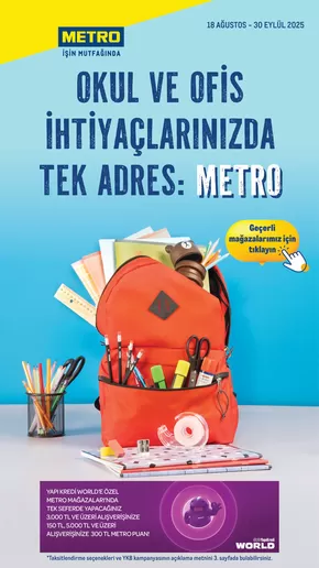 Metro kataloğu, Kuşadası | Okula Dönüş | 2025-08-18T00:00:00.000Z - 2025-09-30T00:00:00.000Z