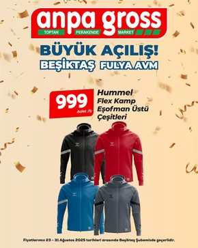 Anpa Gross kataloğu | Geniş teklif yelpazesi | 2025-08-23T00:00:00.000Z - 2025-08-31T00:00:00.000Z