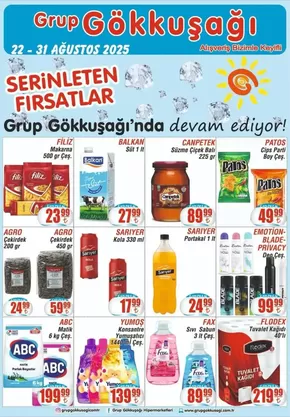 Grup Gökkuşağı kataloğu | Tasarrufçular için en iyi teklifler | 2025-08-22T00:00:00.000Z - 2025-08-31T00:00:00.000Z