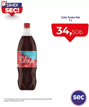 Seç Market kataloğu, Tatkavaklı | Sizin için özel teklifler | 2025-08-21T00:00:00.000Z - 2025-08-27T00:00:00.000Z