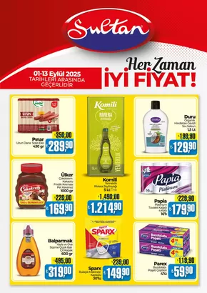 Sultan Market kataloğu, Kütahya | Sultan Market katalog | 2025-09-01T00:00:00.000Z - 2025-09-13T00:00:00.000Z