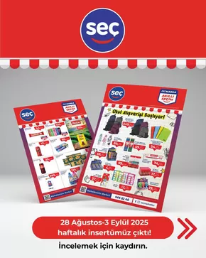 Seç Market kataloğu, Selçuk | En iyi fırsatlarımız | 2025-08-28T00:00:00.000Z - 2025-09-03T00:00:00.000Z