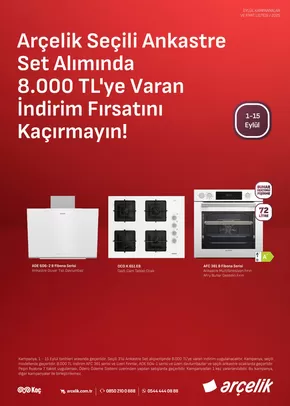 Arçelik kataloğu, Çelikhan | Arcelik Ankastre Kataloğu | 2025-09-01T00:00:00.000Z - 2025-09-15T00:00:00.000Z